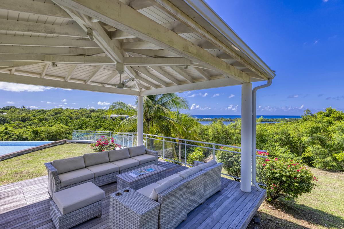 35.Location villa No Limit vue mer Saint Martin les Terres Basses - carbet